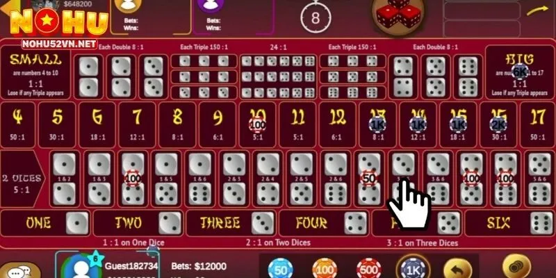 Lưu ý quan trọng khi chơi sicbo